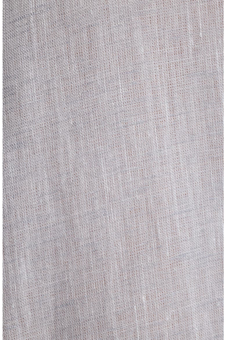 Regular Fit Linen Button-Up Shirt, Alternate, color, LIGHT GREY