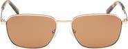 ABERCROMBIE & FITCH 56mm Round Sunglasses