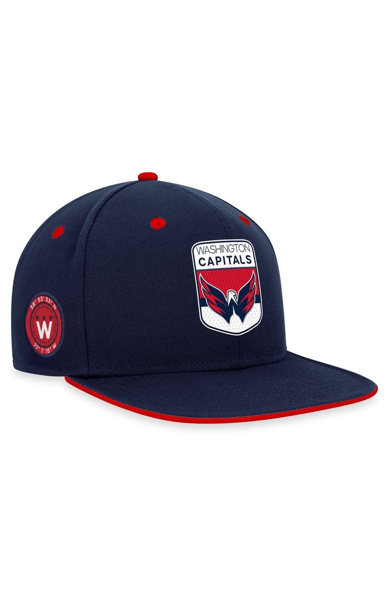 FANATICS Men's Fanatics Branded Navy Washington Capitals 2023 NHL Draft Snapback Hat, Alternate, color,