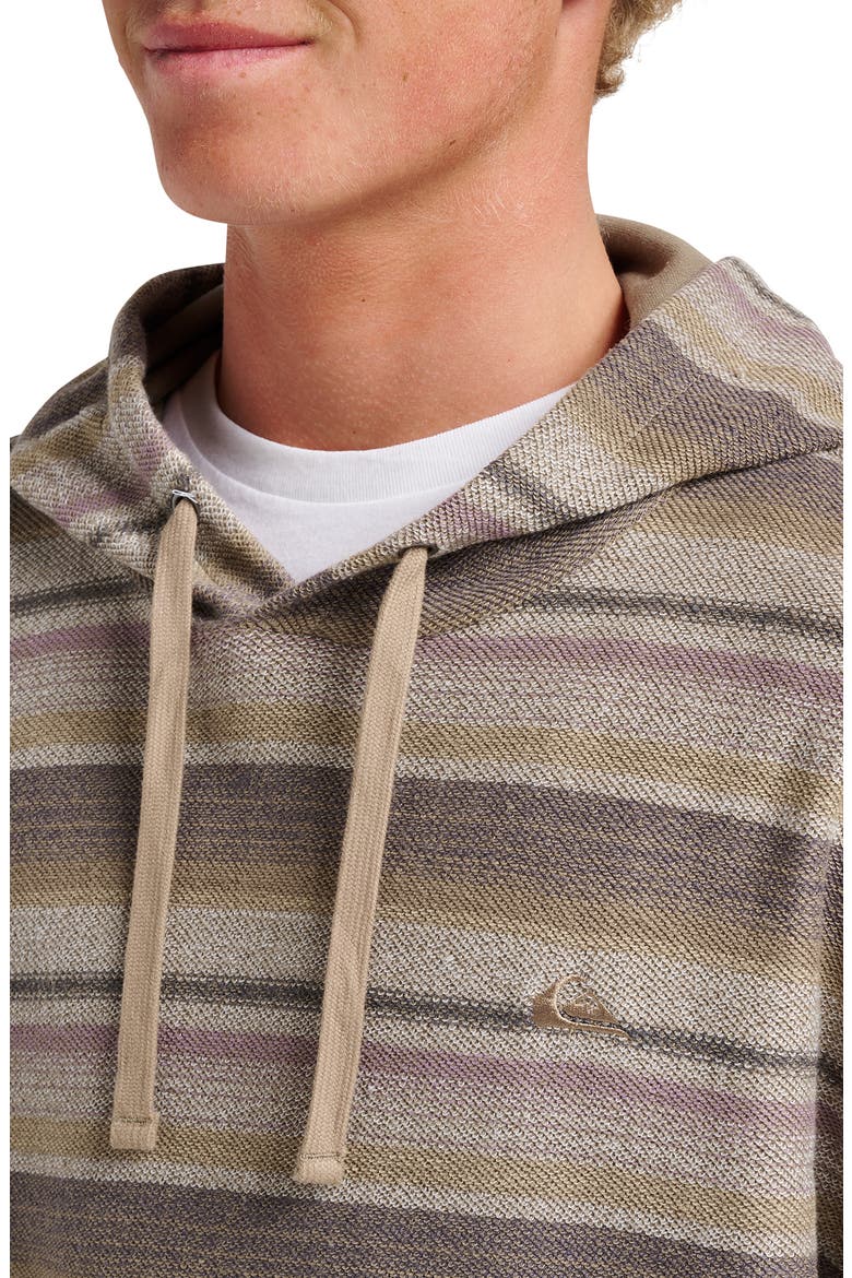 Great Otway Stripe Hoodie, Alternate, color, FALLEN ROCK
