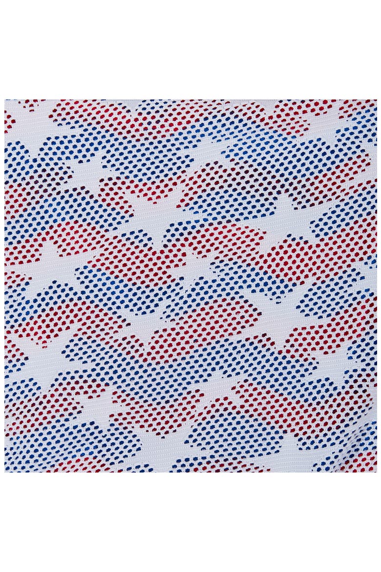Kids' Red, White & Blue One-Piece Swimsuit, Alternate, color, WHITE STARS