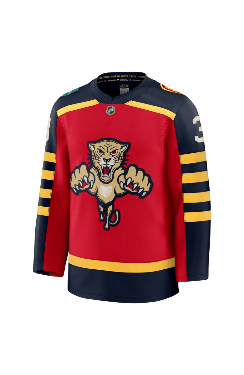 FANATICS Men's Fanatics Seth Jones Red Florida Panthers 2026 NHL Winter Classic Premium Jersey, Alternate, color, Red
