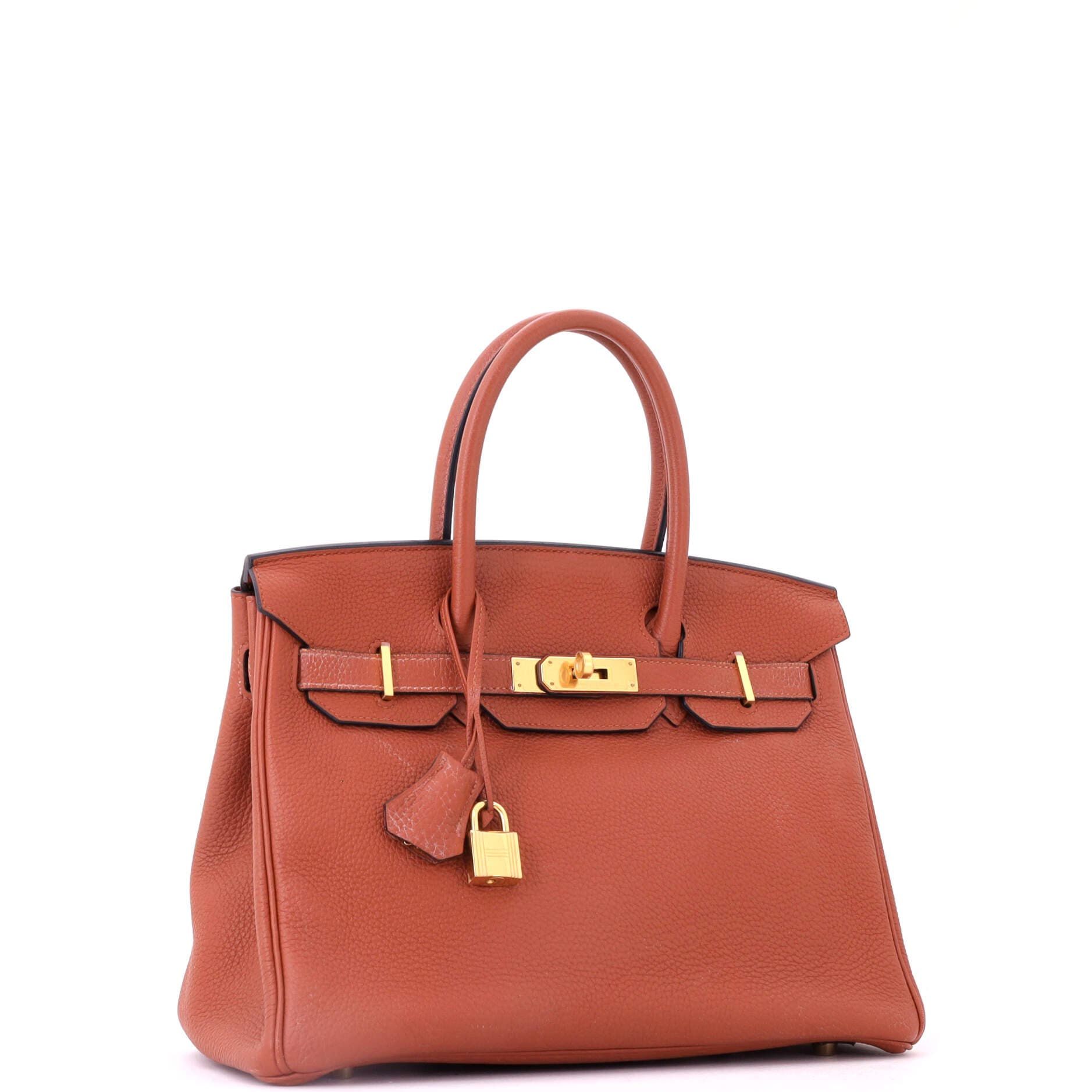Birkin Handbag Brown Togo with Gold Hardware 30, Alternate, color, Cuivre
