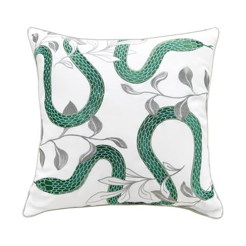 Modern Garden Snake Pillow