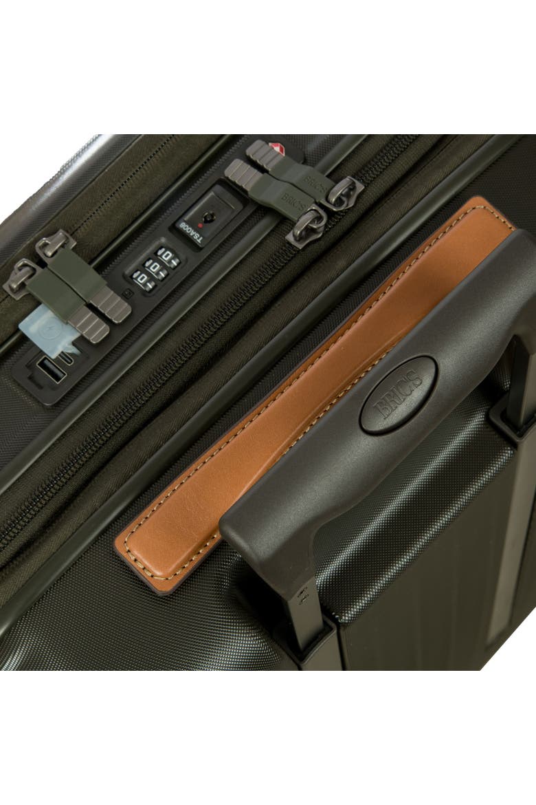 2 Piece Set - Taormina Front Pocket 21" Carry-On Spinner & X-Travel 22'' Deluxe Duffle, Alternate, color, Olive