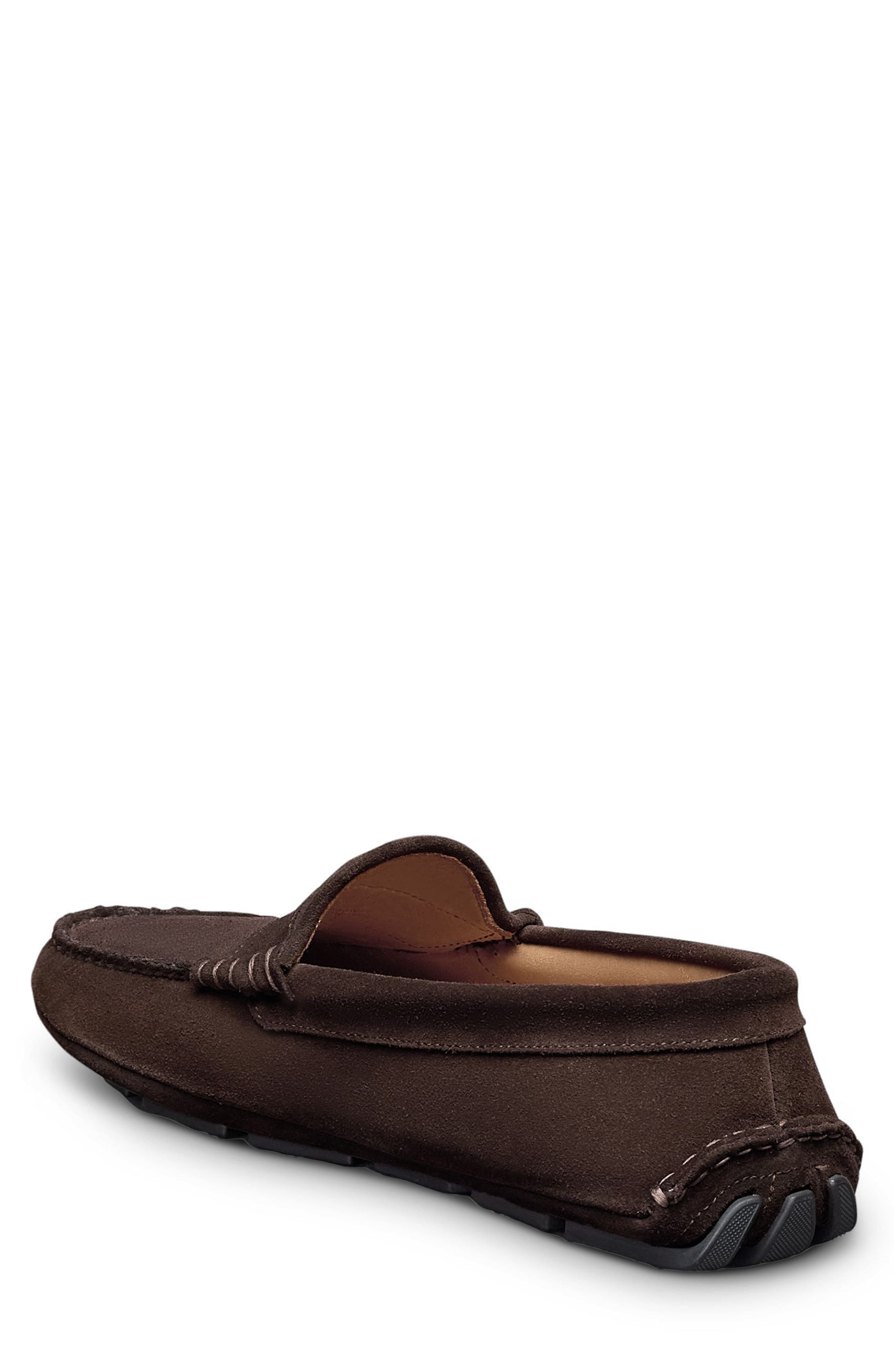 Allen Edmonds Apex Driving Loafer, Alternate, color, Bitter Chocolate Suede
