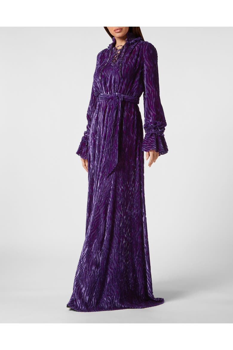 Long Dress Women, Main, color, Purple