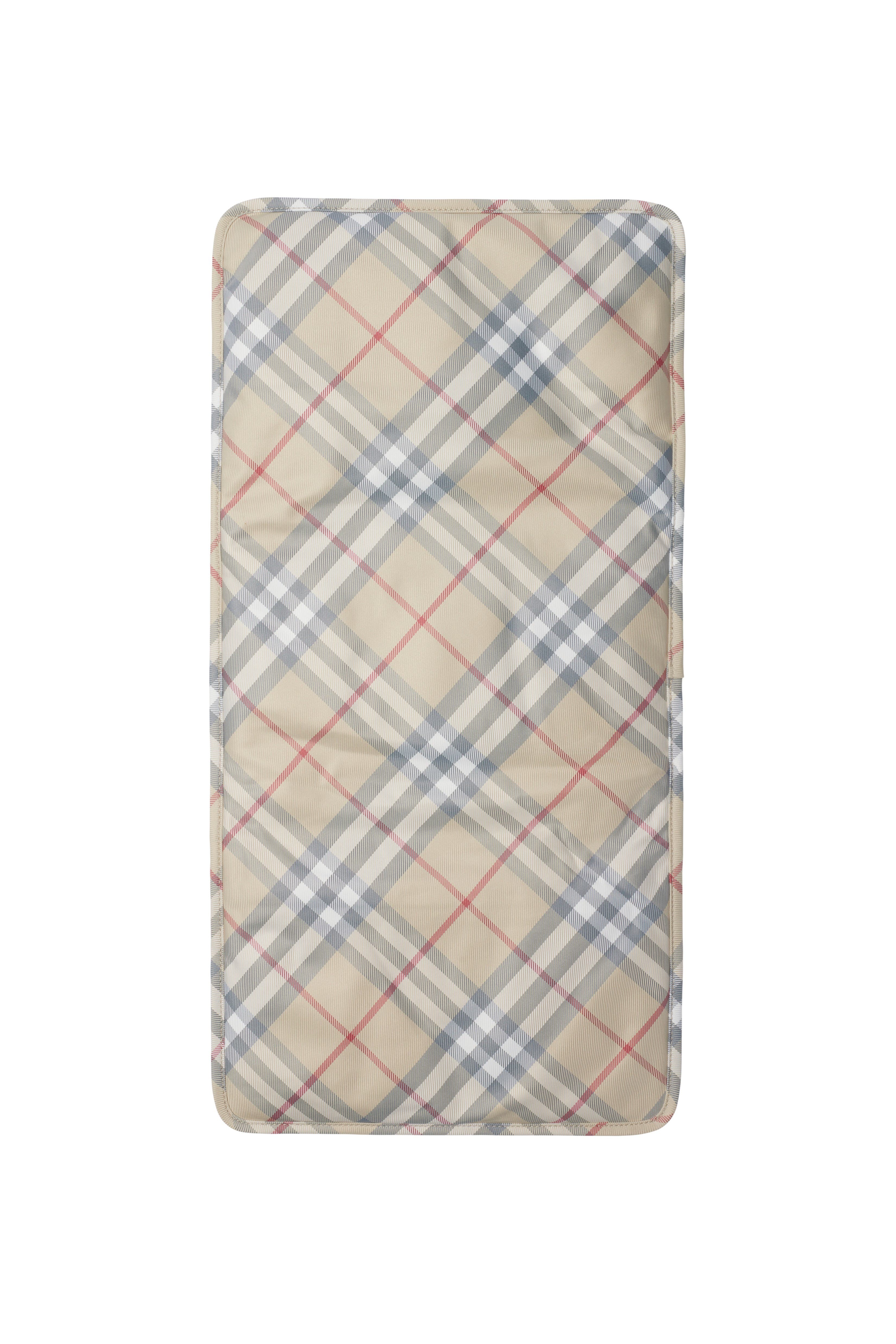 Burberry Check Baby Changing Pouch, Alternate, color, 