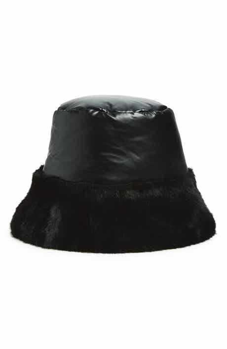 La Fiorentina Faux Fur Bucket Hat