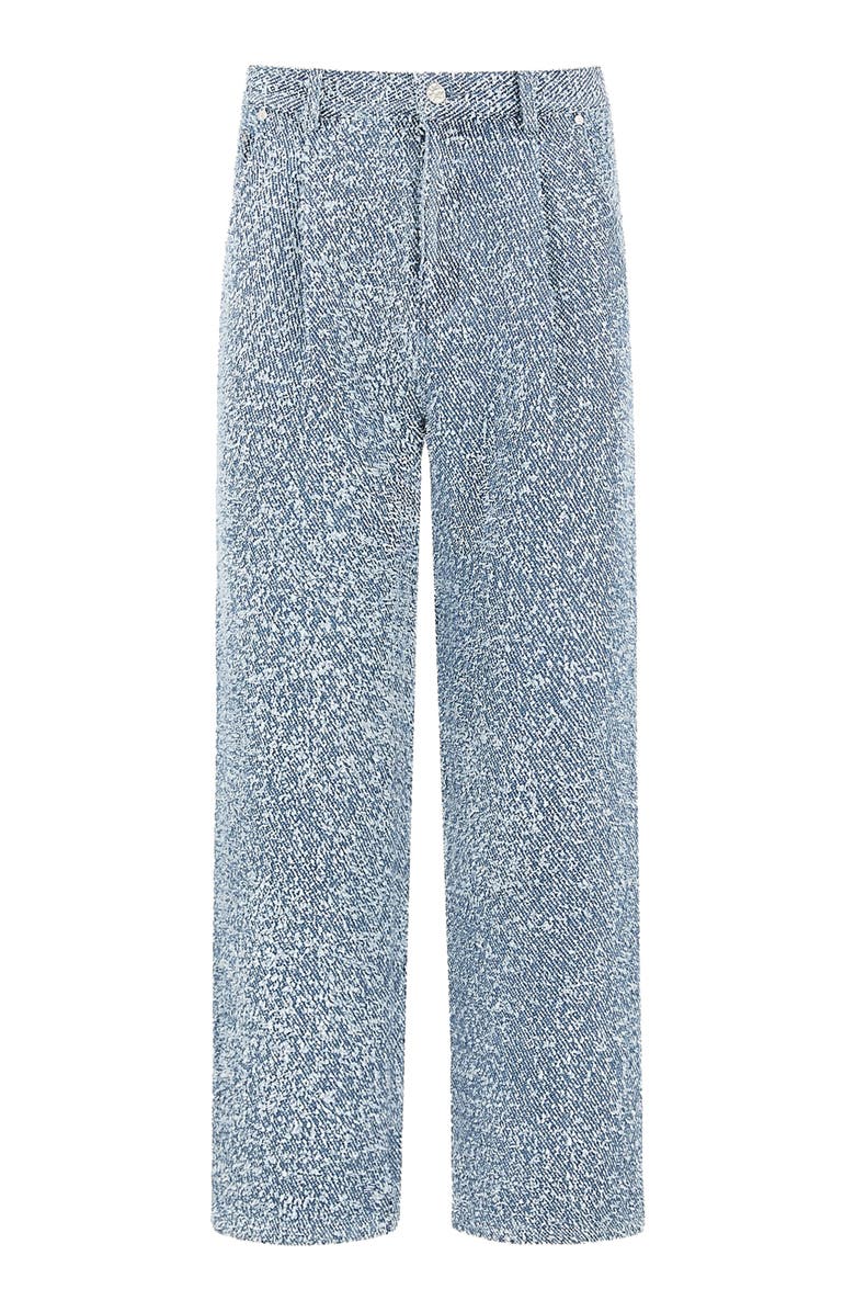 Manière De Voir Arnault Boucle Pleated Jeans, Alternate, color, Blue