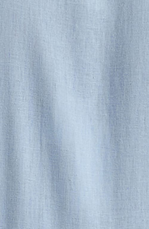 Ripe Maternity Macy Linen Blend Midi Maternity Shirtdress In Pale Blue