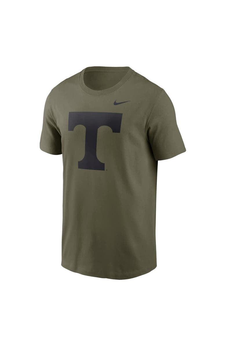 Nike Men's Nike Olive Tennessee Volunteers 2024 Military Appreciation Tonal Logo Performance T-Shirt, Alternate, color, 