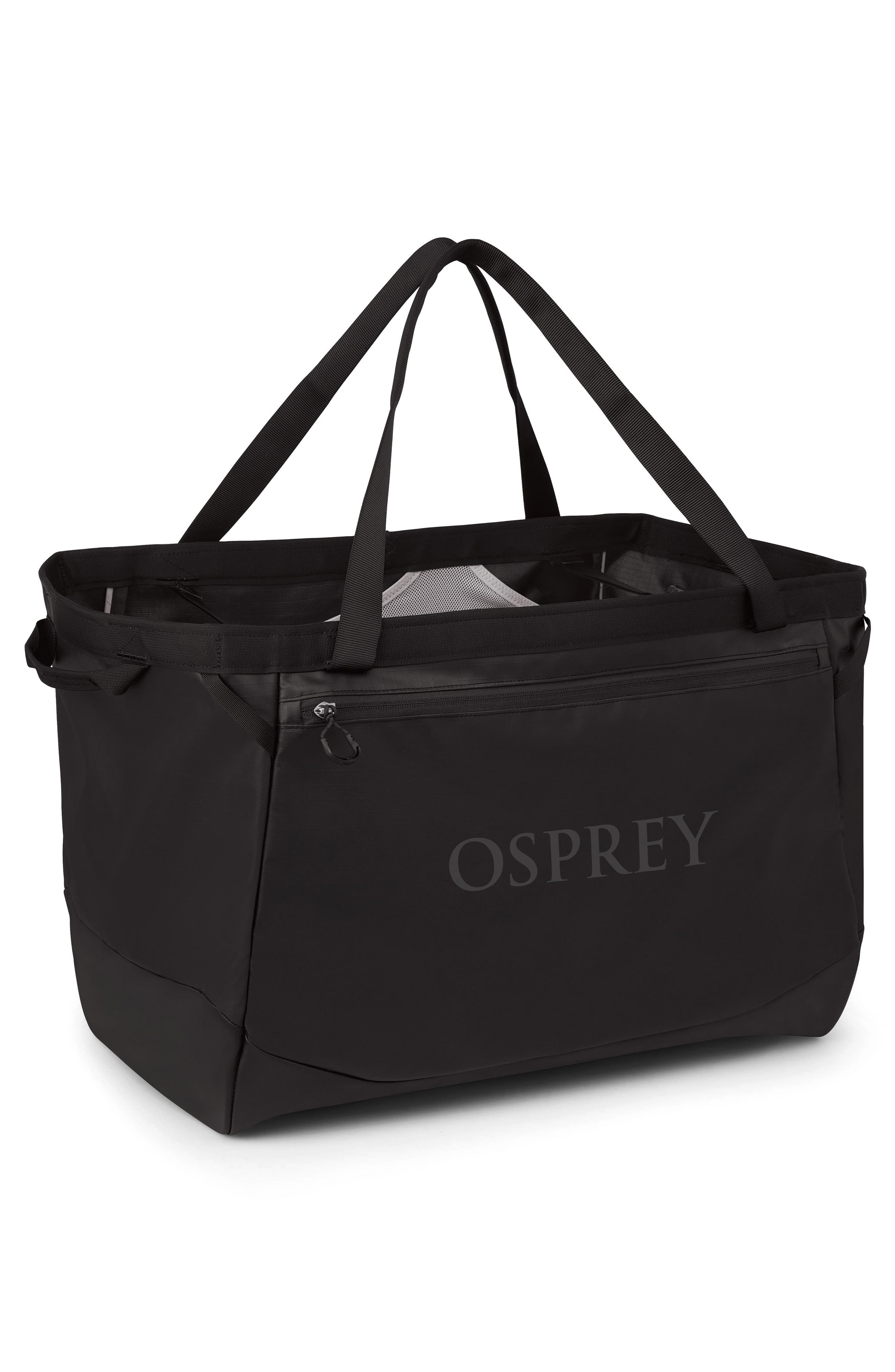 Osprey Transporter 60-Liter Gear Tote, Alternate, color, Raven Black/Black