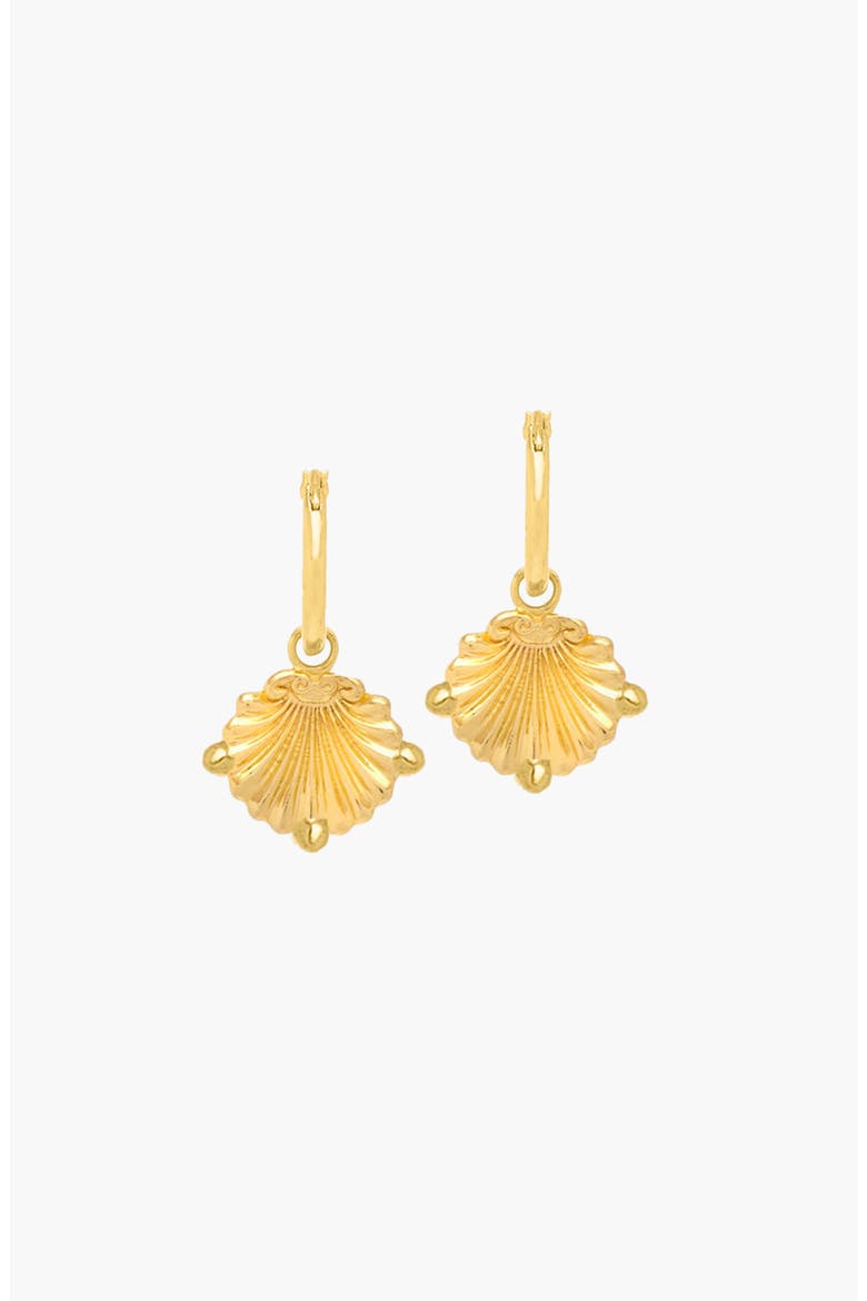 Conquela Midi Hoops In Gold, Main, color, Gold