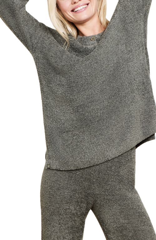 Barefoot Dreams ® Cozychic® Lite® Textured Henley In Green