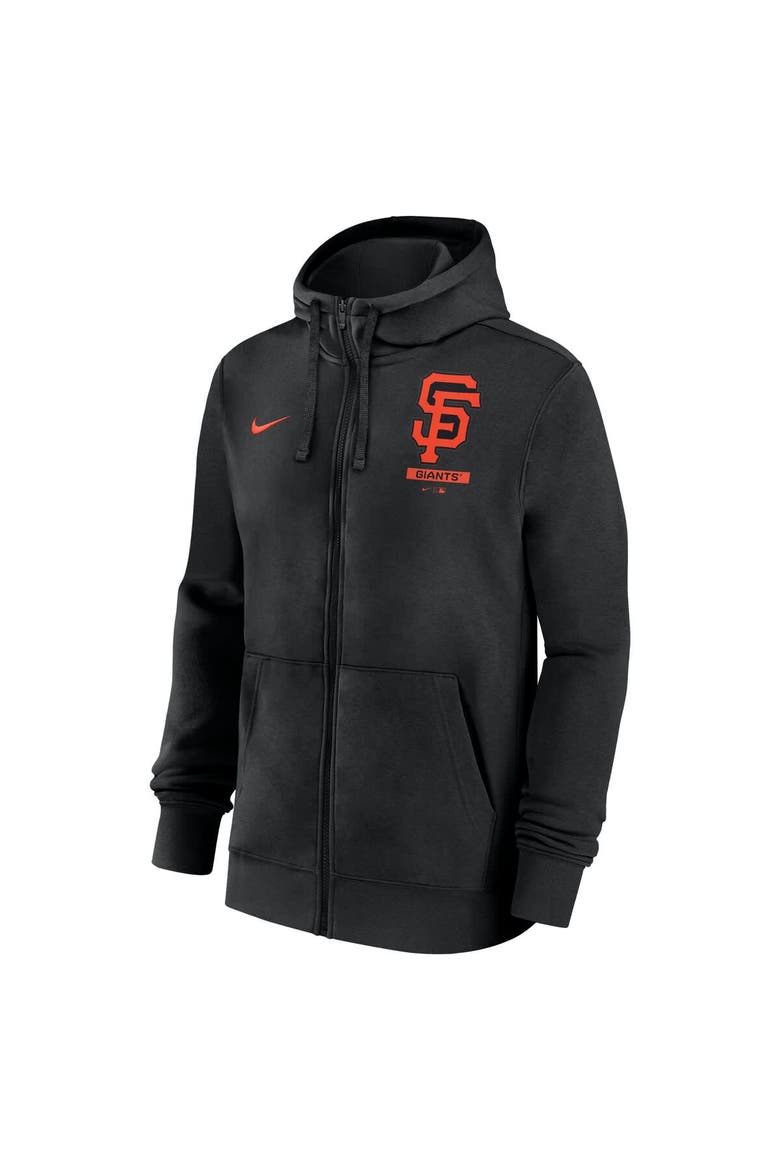 Men's Nike Black San Francisco Giants Primetime Lockup Full-Zip Hoodie, Alternate, color, Black