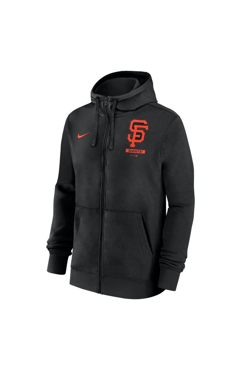 Nike Men's Nike Black San Francisco Giants Primetime Lockup Full-Zip Hoodie, Alternate, color, Black