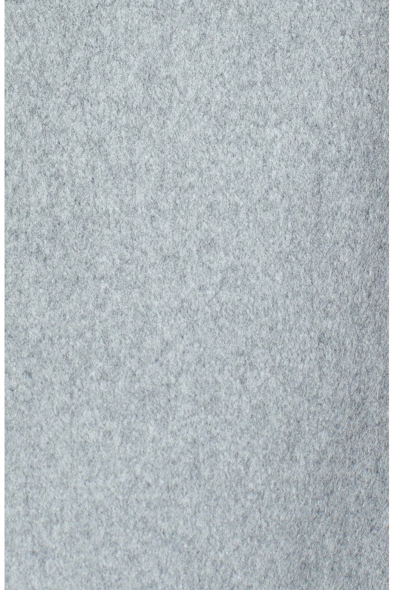 'Blythe' Hooded Wool Blend Cape, Alternate, color, PALE GREY