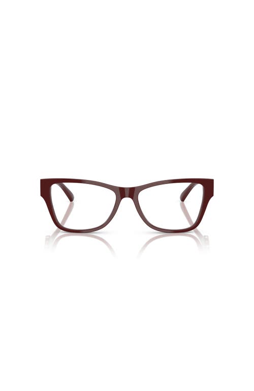 Jimmy Choo 52mm Rectangle Optical Glasses In Brown