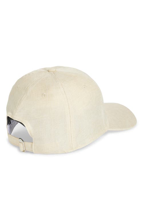 Nordstrom Rack Textured Baseball Cap In Tan