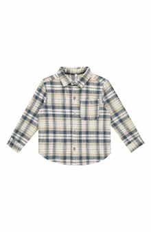 Rylee + Cru Kids' Print Long Sleeve Button-Up Shirt