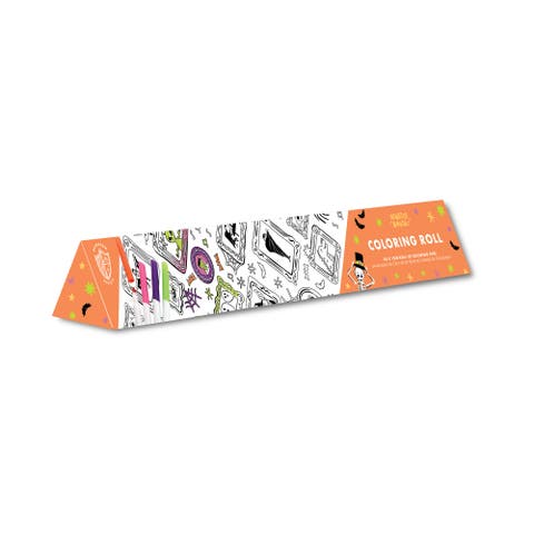 Monster Mash Halloween Coloring Roll Table Runner