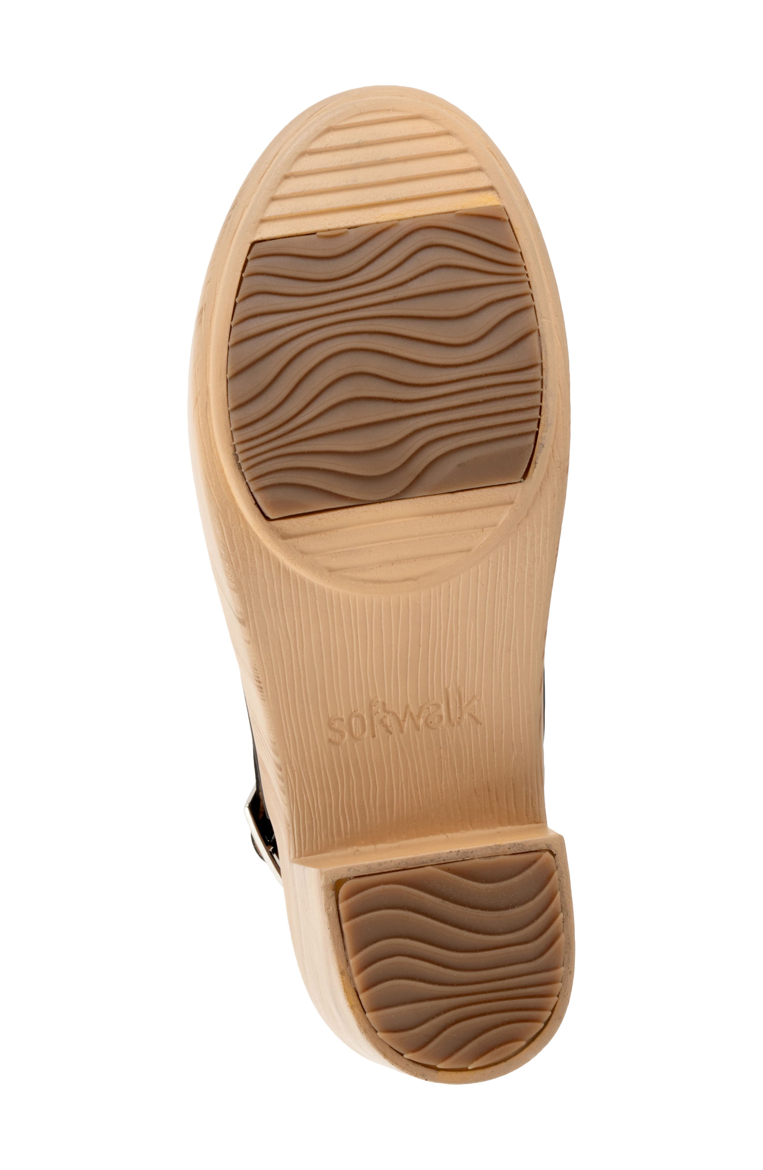 SoftWalk<sup
®</sup
 Fairbanks Slingback Platform Clog, Alternate, color, Black Nubuck