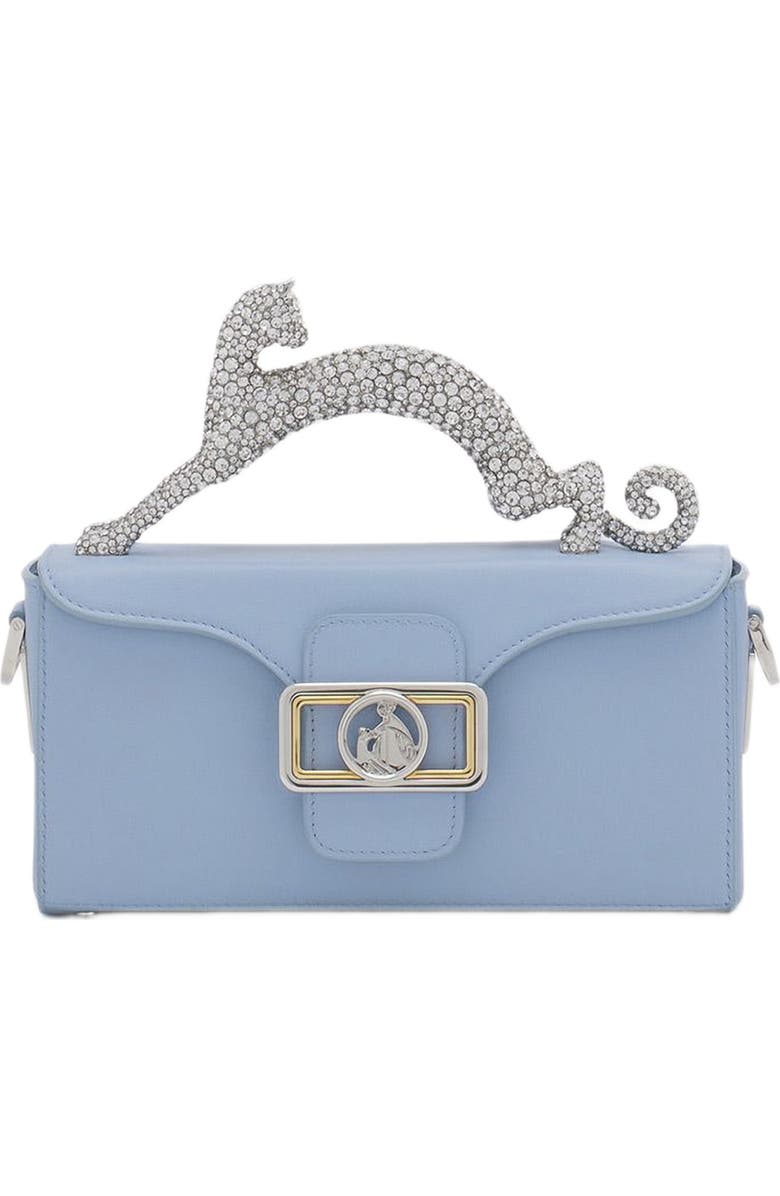 Lanvin Nano Pencil Cat Bag In Leather And Rhinestone, Main, color,