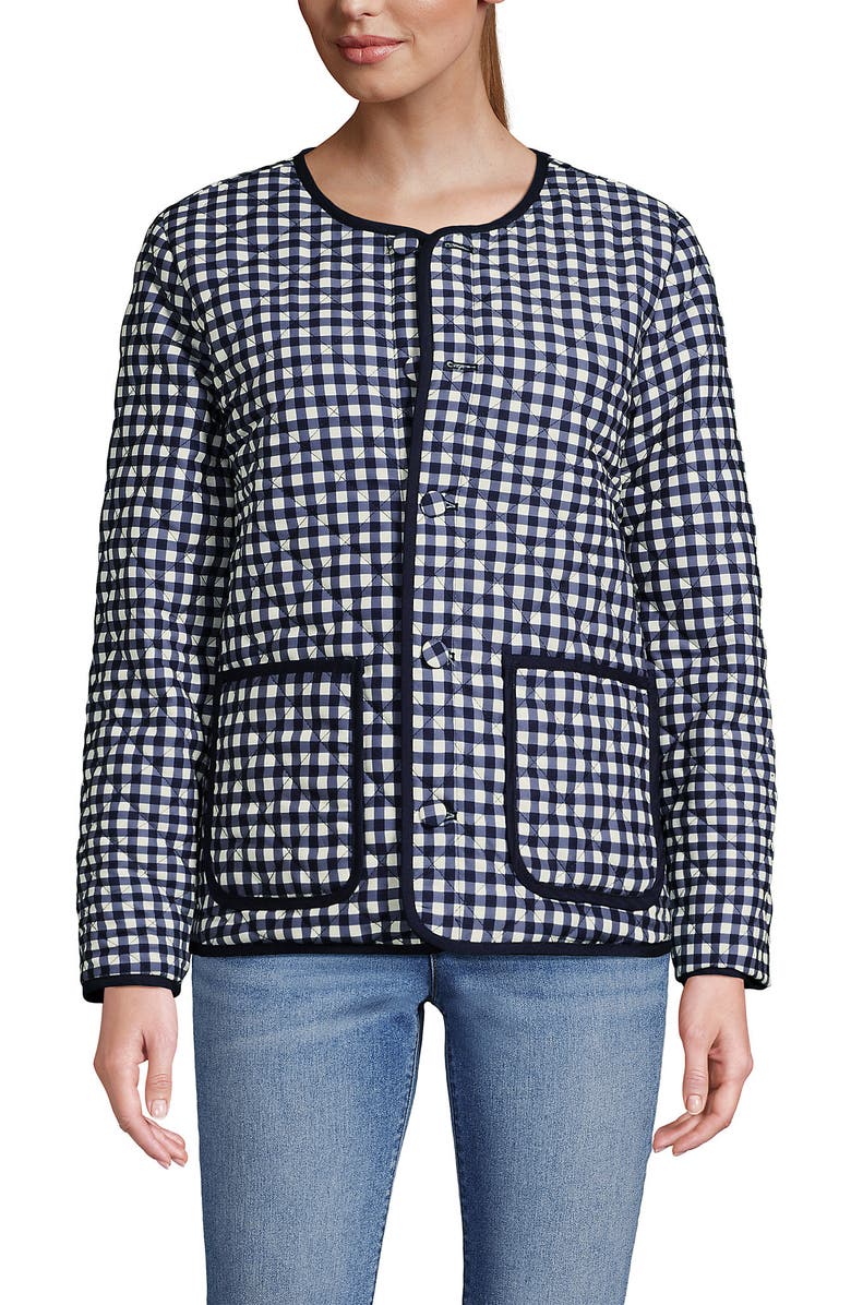 Lands' End Quilted Reversible Jacket, Alternate, color, 