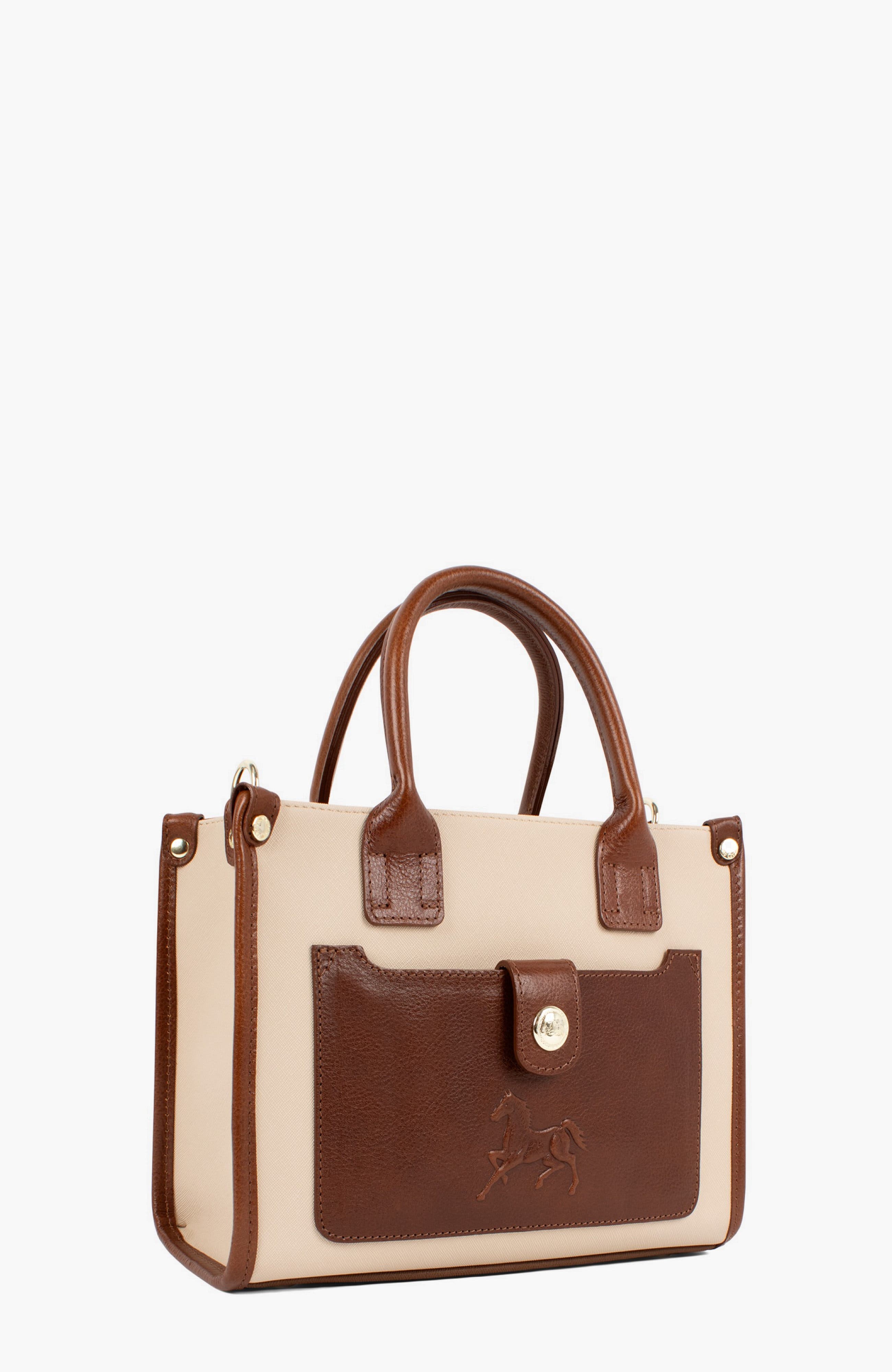 Horse By Cavalinho Handbag 524, Alternate, color, Camel Brown / Beige