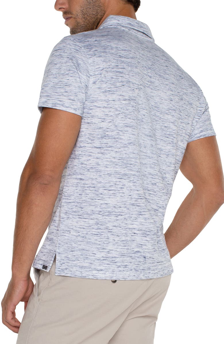 Liverpool Los Angeles Space Dye Polo, Alternate, color, 