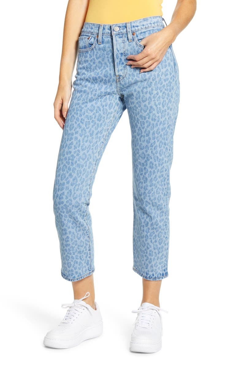 Levi's<sup>®</sup> Wedgie High Waist Straight Leg Jeans, Main, color, 