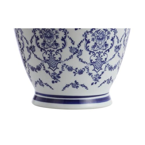 Jonathan Y Juliana 26.25" Chinoiserie Ceramic Led Table Lamp, Blue/white In Blue/white