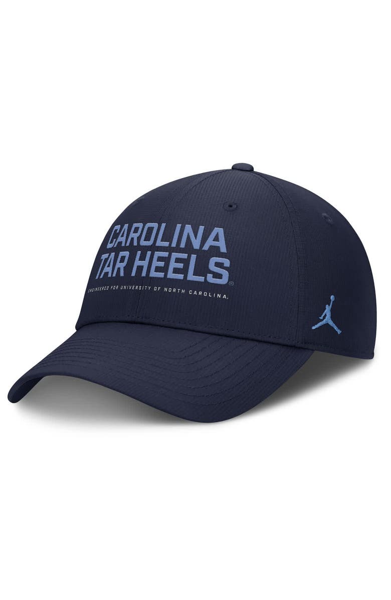 Jordan Brand Men's Jordan Brand Navy North Carolina Tar Heels 2025 On-Field Gameday Club Adjustable Hat, Main, color, Navy