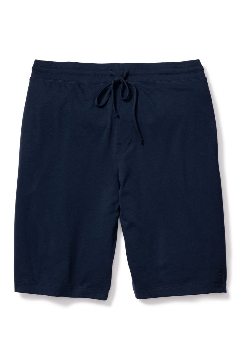 Pima Cotton Shorts, Alternate, color, NAVY