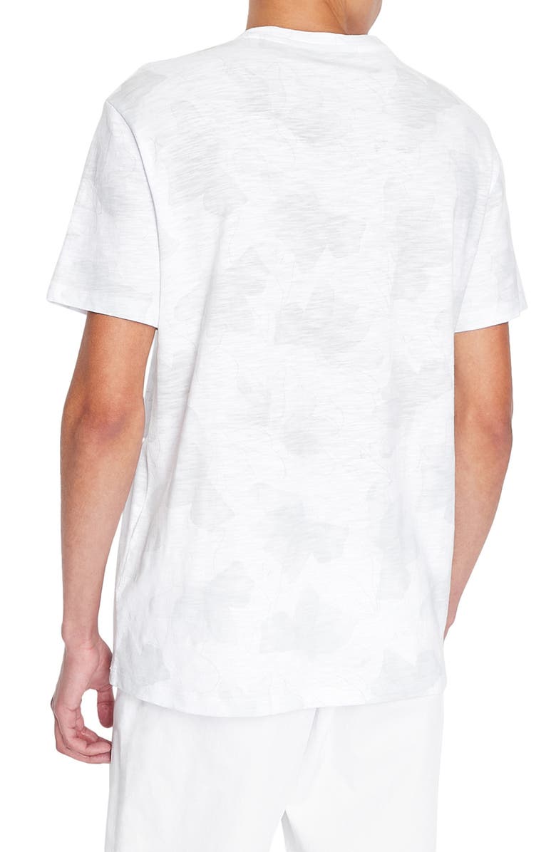 Armani Exchange Floral Cotton Graphic Tee, Alternate, color, 
