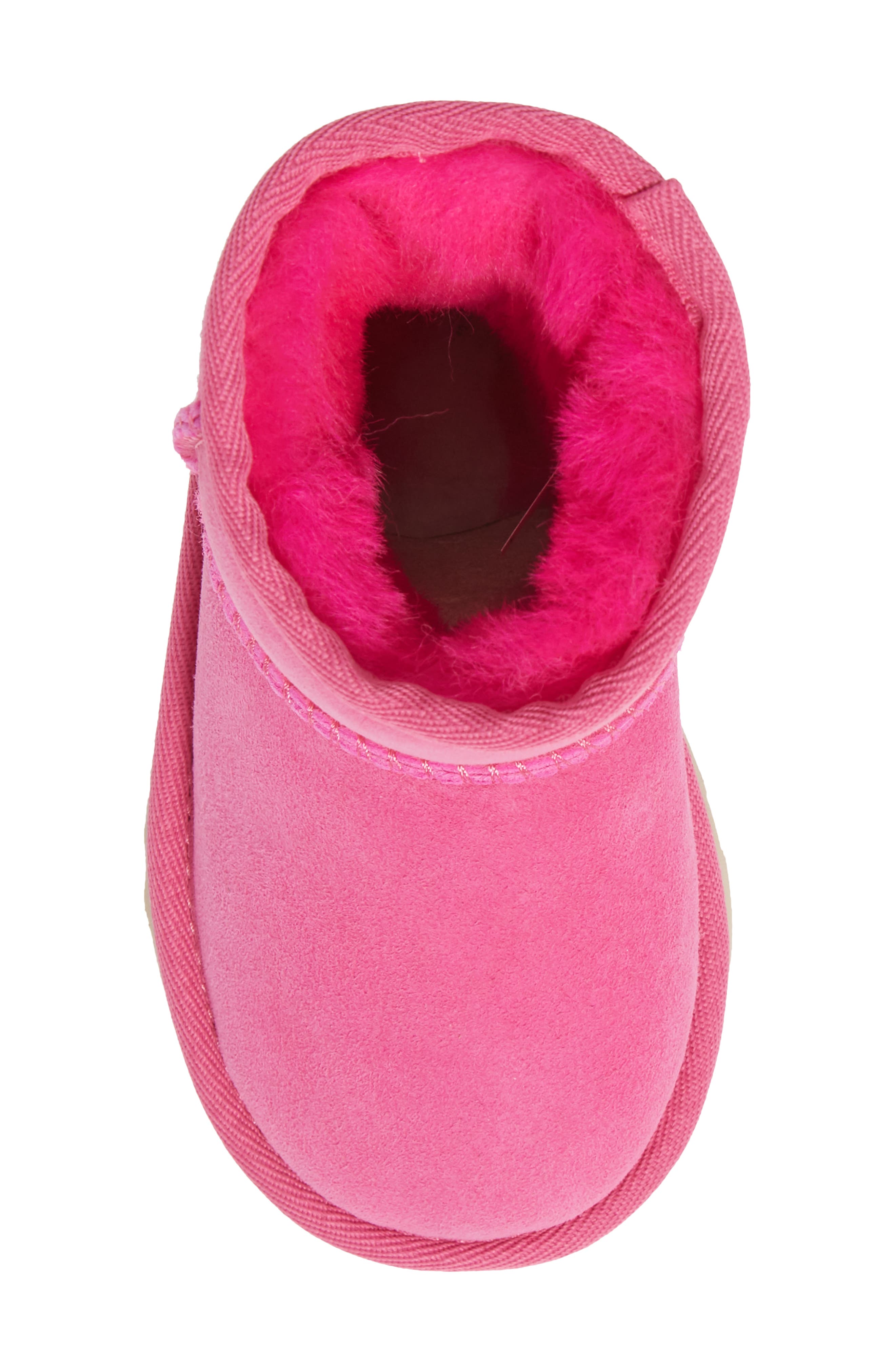 Kids' Classic Short II Water Resistant Genuine Shearling Boot, Alternate, color, ROCK ROSE