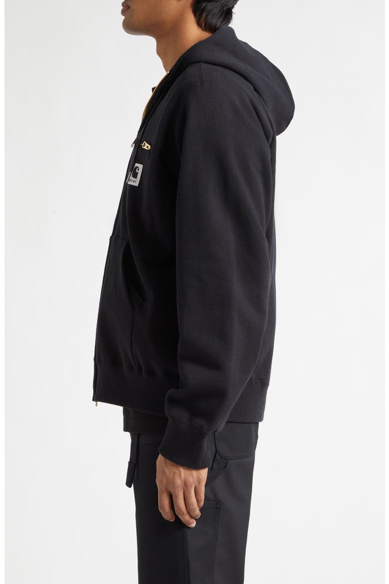 Carhartt WIP Cotton Jersey Full Zip Hoodie (Men) | Nordstrom