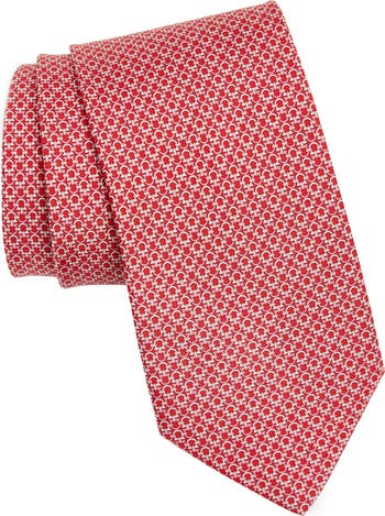 FERRAGAMO Gancini Print Silk Tie | Nordstrom