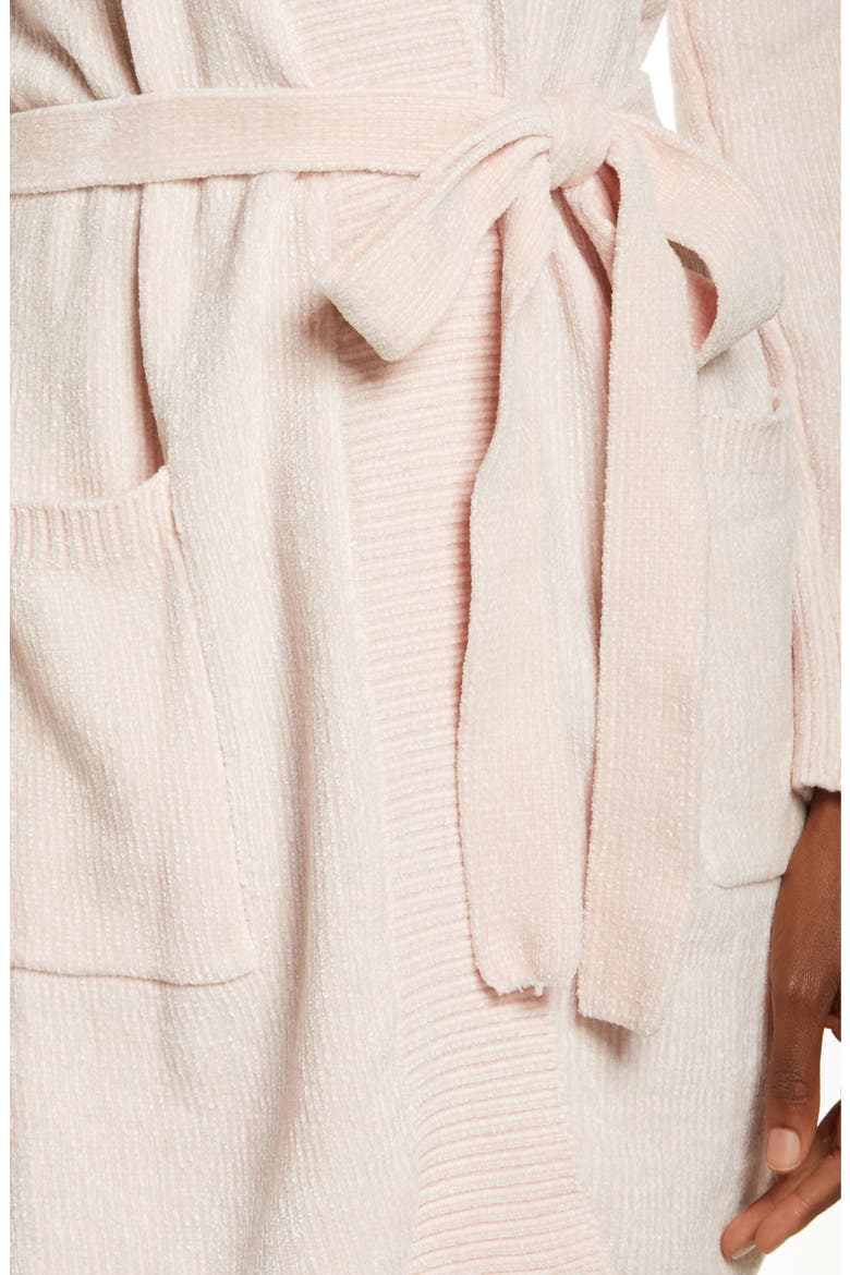 Tranquility Chenille Short Robe, Alternate, color, LPI