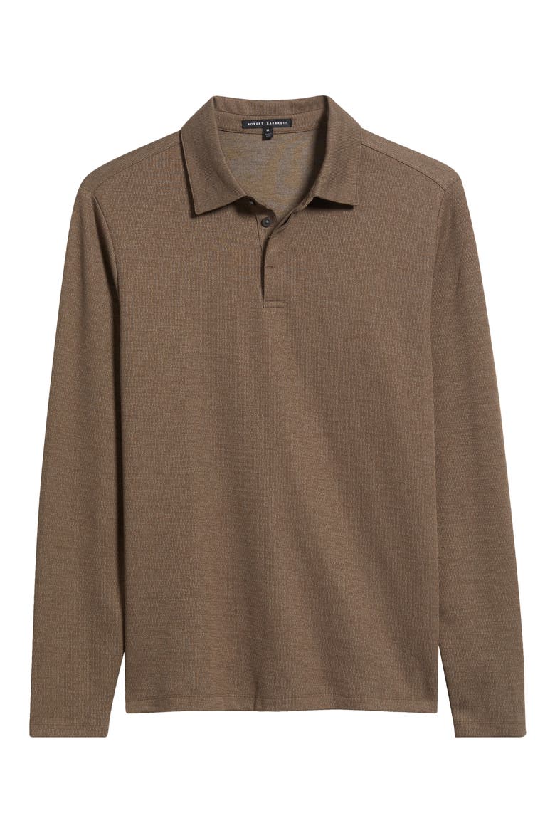 Glendale Long Sleeve Cotton Blend Polo, Alternate, color, POTTERY