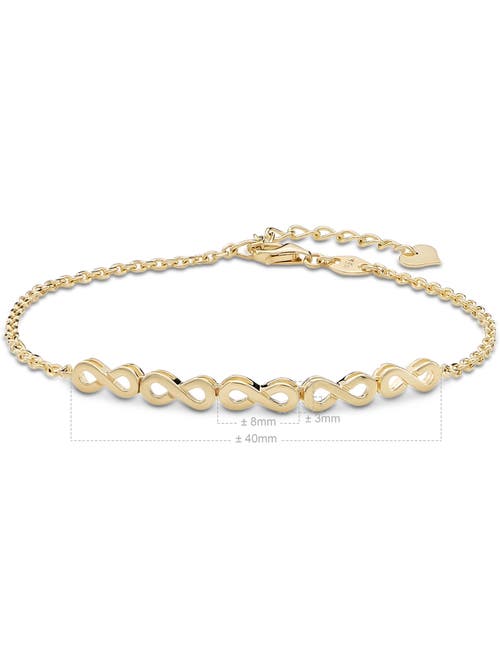 Devata Infinity Chain Bracelet In Gold