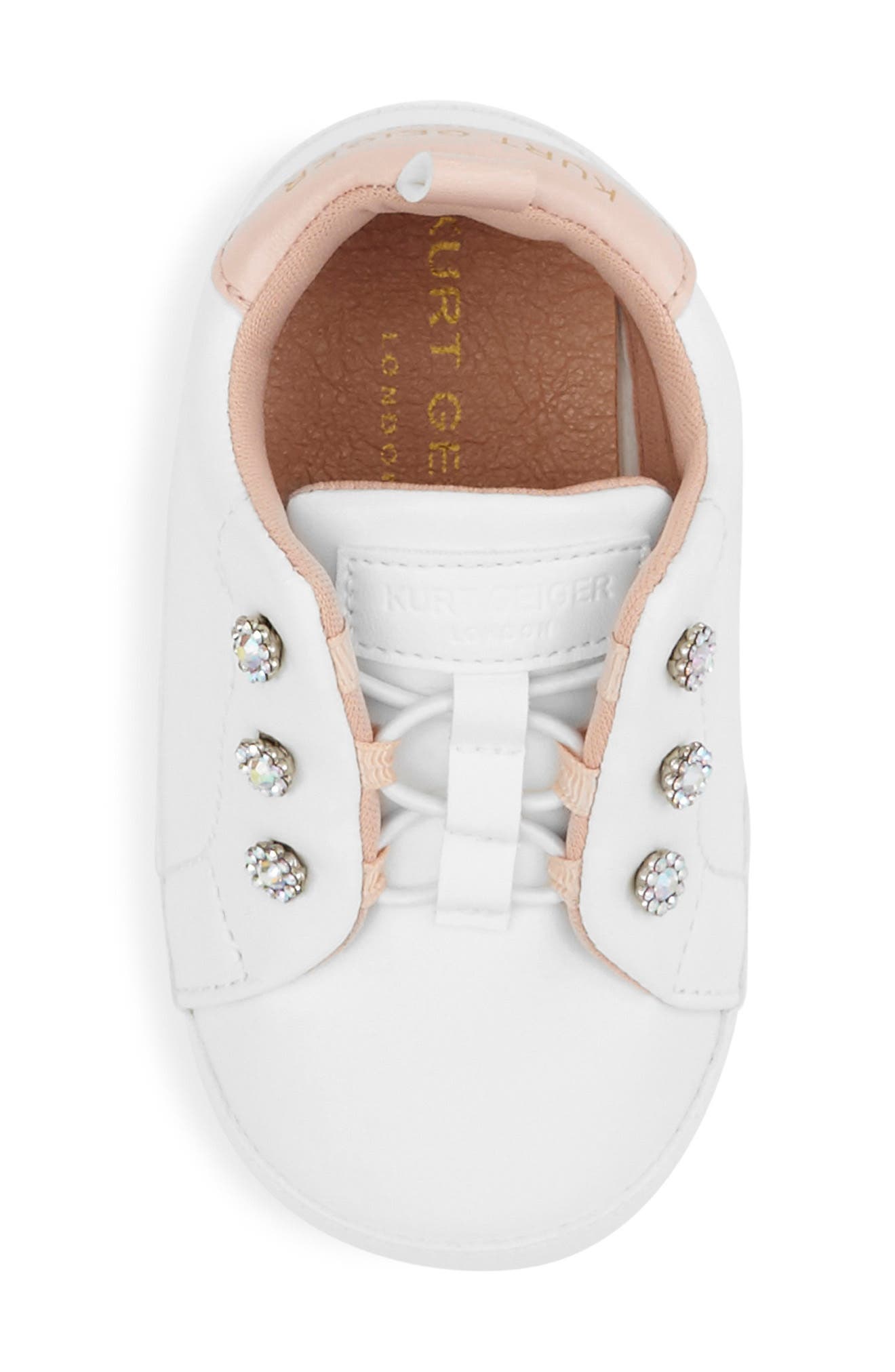 Kurt Geiger London Liviah Crib Shoe, Alternate, color, White