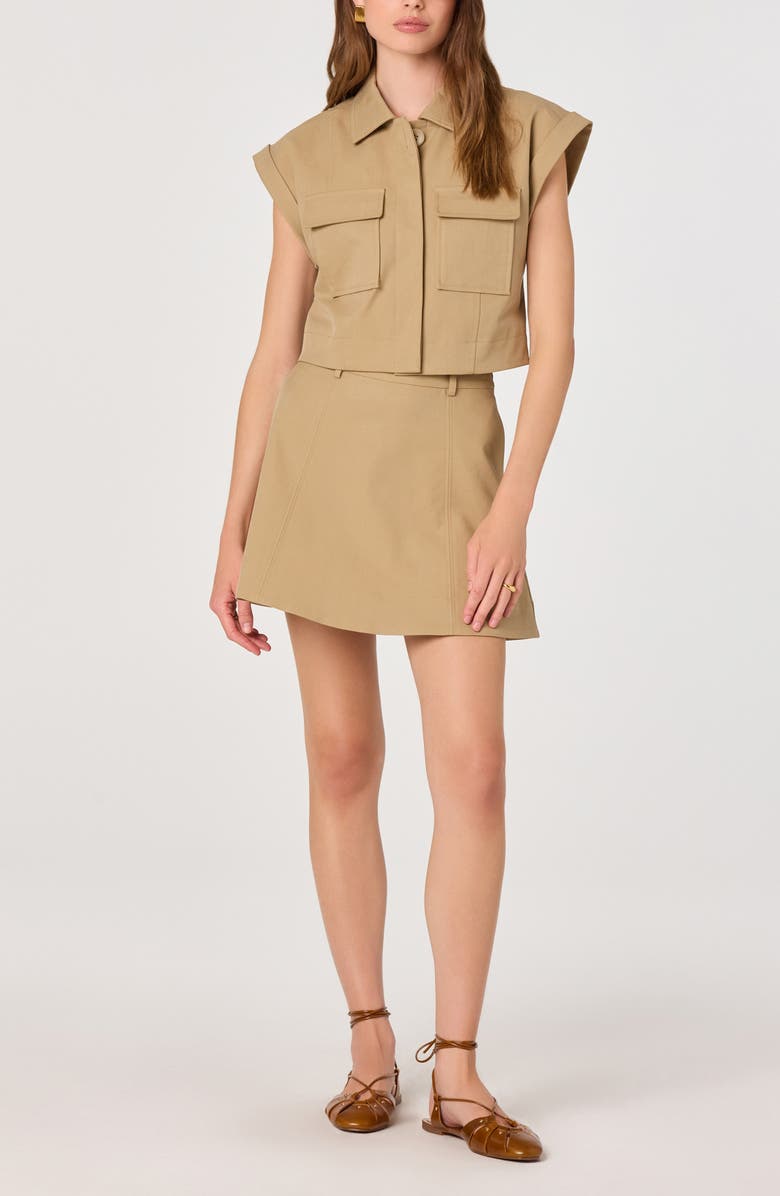 ASTR the Label Cairn Skirt, Alternate, color, Khaki