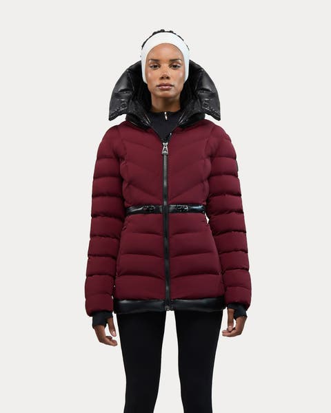 Everlong Lightweight Herringbone Quilted Puffer with Lustre Detailing