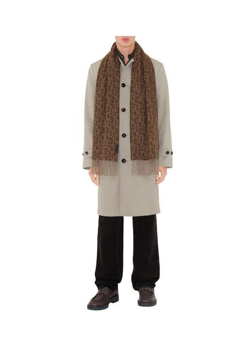 BURBERRY BURBERRY B CHARM CASHMERE SCARF