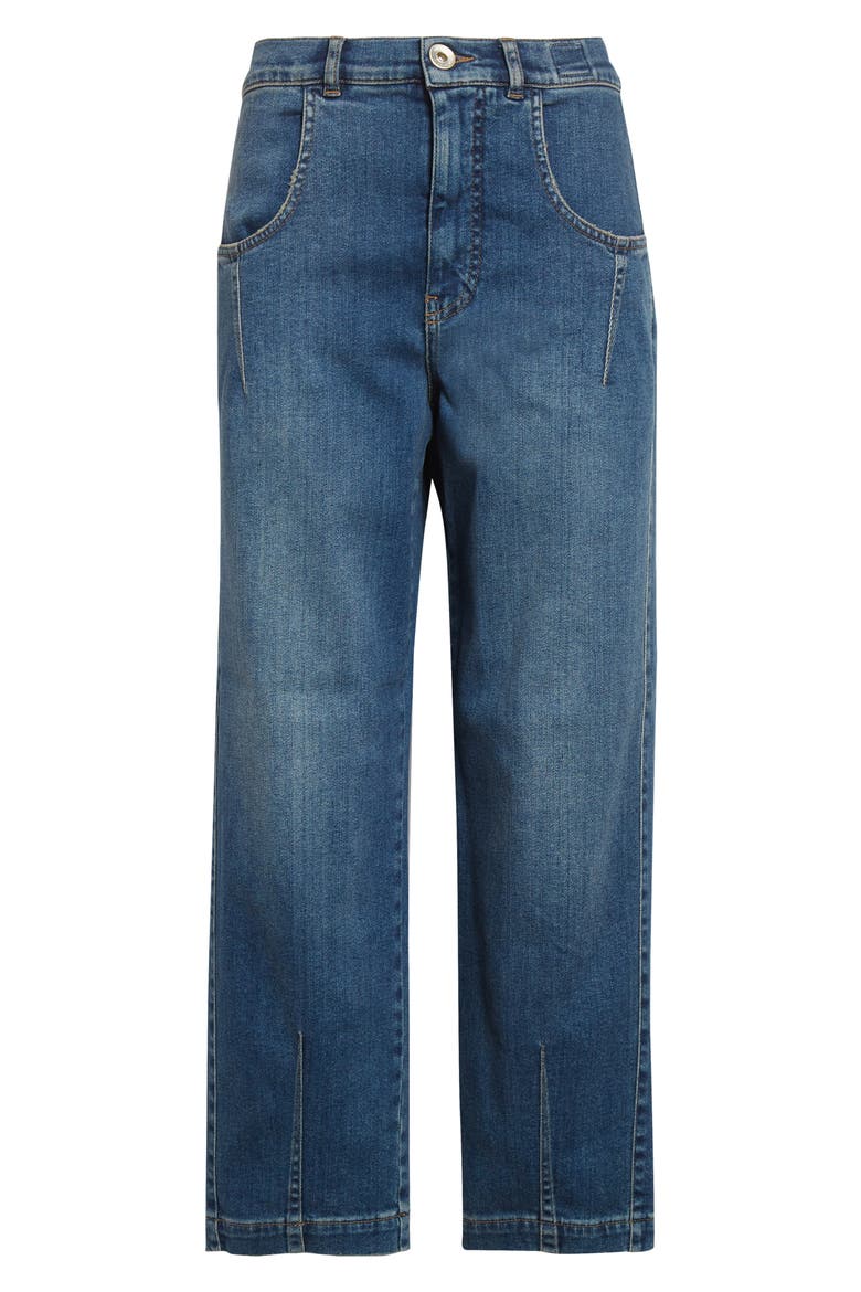 Crop Straight Leg Jeans, Alternate, color, 08N ZUCCHERO