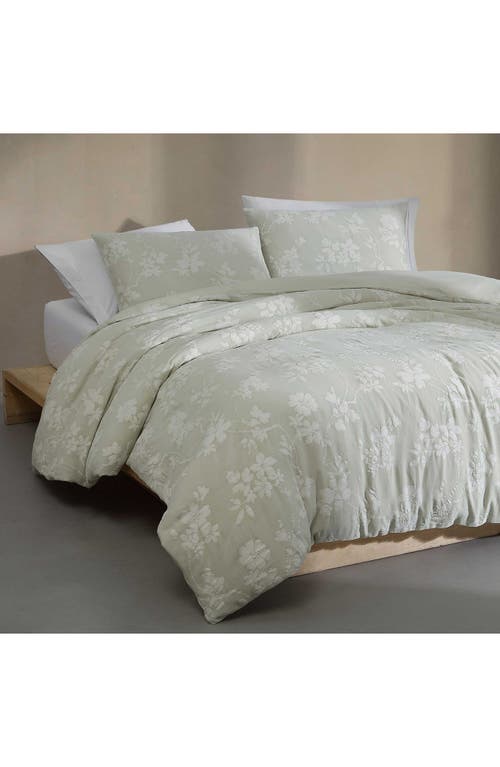 Calvin Klein Spring Branches Duvet Cover & Sham Set In Pearl Grey
