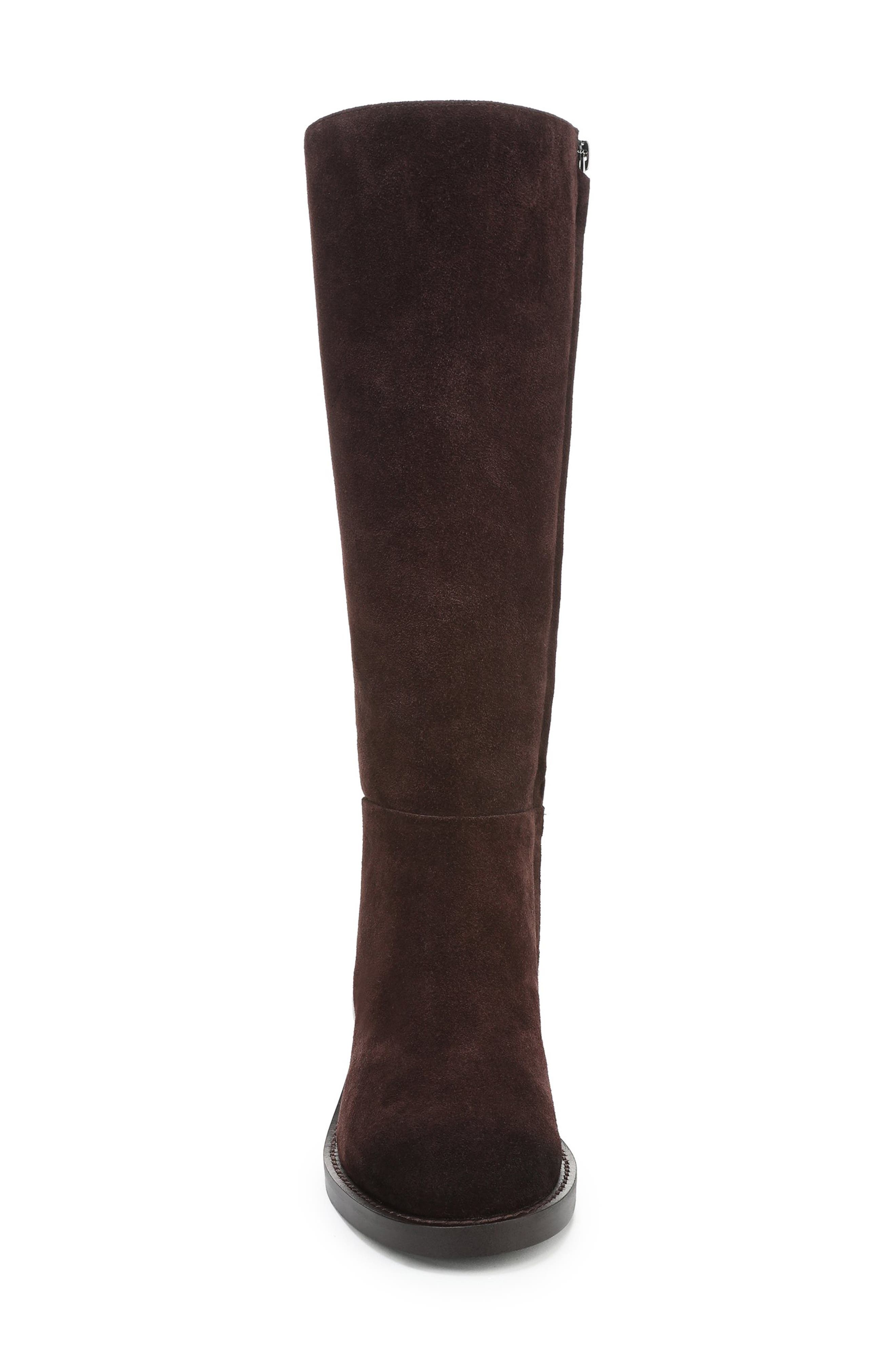 Sam Edelman Milla Knee High Boot, Alternate, color, Cafe Noir Suede