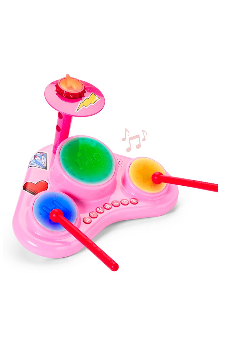 Preschool Electronic Drum Kit, Alternate, color, LIGHT/ PASTEL PINK
